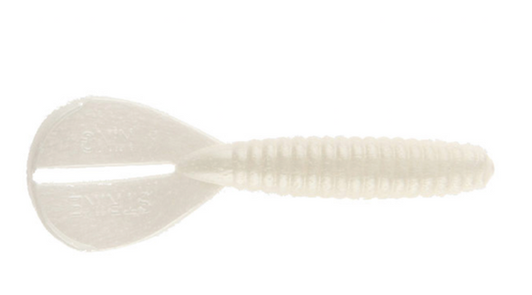 Strike King SK RAGE Twin Tail Menace Grub Pearl - 8 Pack