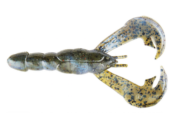 Strike King SK Rage Tail Craw Blue Craw (7 Pack) for Freshwater Bass Fishing