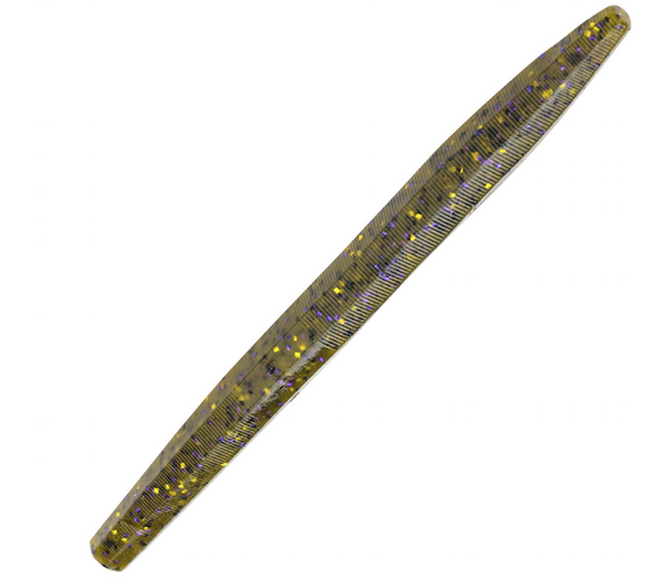 Strike King SK Ocho 5-inch Green Pumpkin, Purple & Gold Soft Plastic Baits (8 Pack)