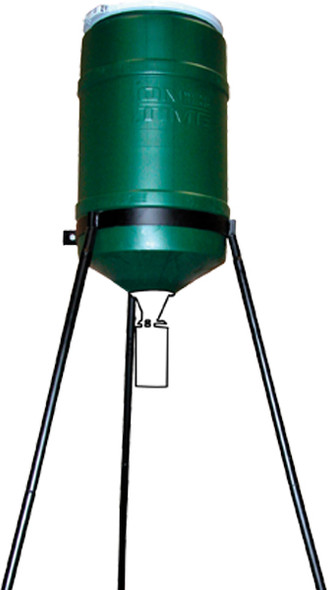 On Time Feeders ONTIME 32-Gallon Feeder with Tripod – Durable Outdoor Bird Feeder