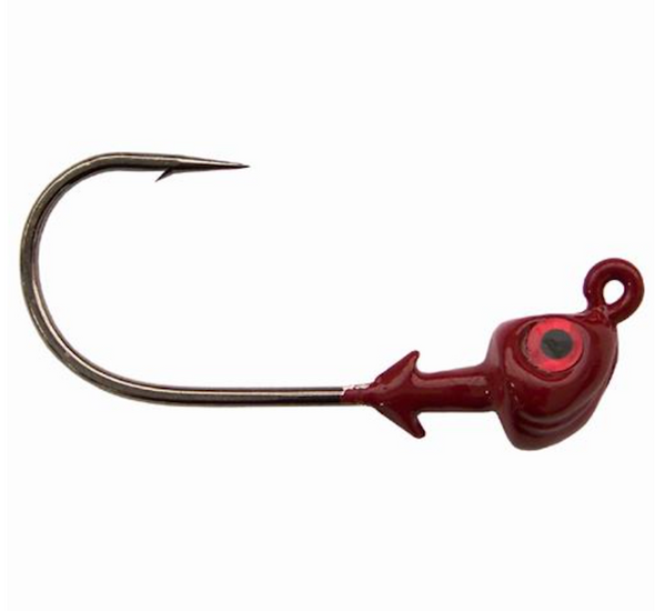 Strike King SK Saltwater Flats Jig Head in Red - Part Number FJH38-811