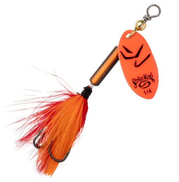 Strike King SK Bitsy Spinner 1/8 oz Fire Craw