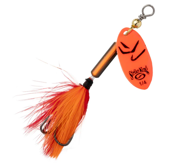 Strike King SK Bitsy Spinner 1/16 oz Fire Craw