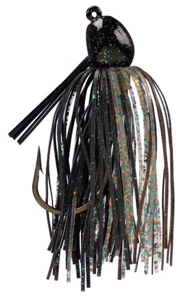 Strike King SK Bitsy Bug Mini Jig 3/16 in Camo - Versatile freshwater jig for bass fishing