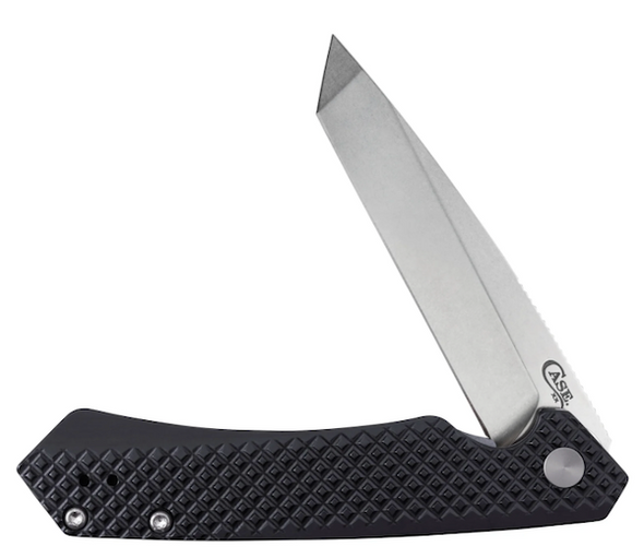 Case Cutlery KinZua 4.75-Inch Tanto Blade Black Milled Knife - Part #64684