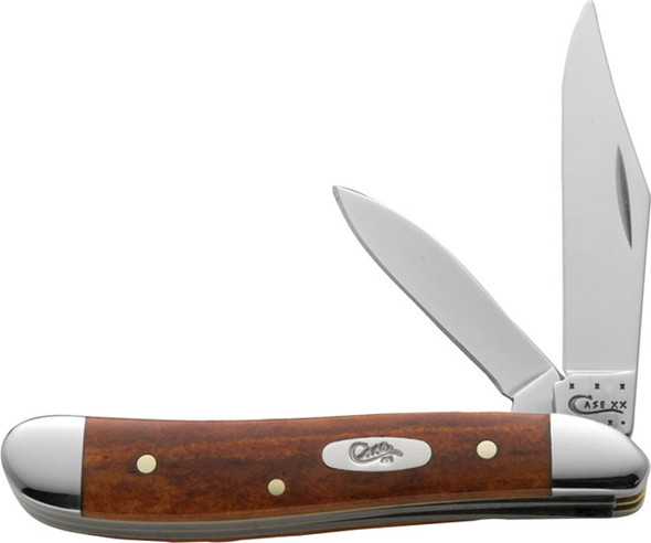 CASE Cutlery Pnut 2-Blade Pocket Knife with 2 7/8-Inch Bone C-Notch Blade - Part Number 28702