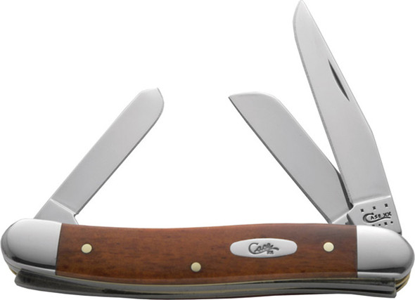 CASE Cutlery Medium Stockman Knife with 3 Blades and Bone Handle, Part Number 28701