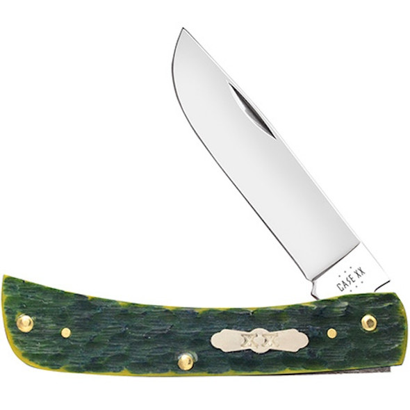 Case Cutlery Sod Bstr Jr 1-Blade Green Apple Bone (Part #27863)
