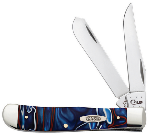 Case Cutlery Patriot Series Trapper Knife, 4 1/8 inch Blade, Model C11200