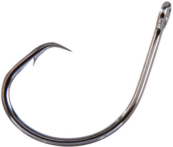 Mustad Mus Demon Offset Circle Hook 1X Black Nickel - Part #39940NPBN-5/0