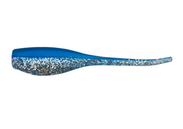Gene Larew Lures Garland 2" Baby Shad Blue Chrome BGBS376-18