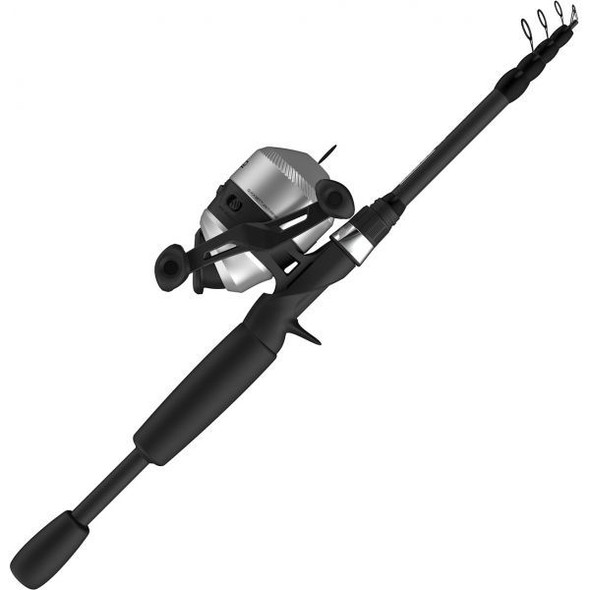 ZEBCO ZEB 33 SC 6' Medium Telescopic Combo Fishing Rod and Reel