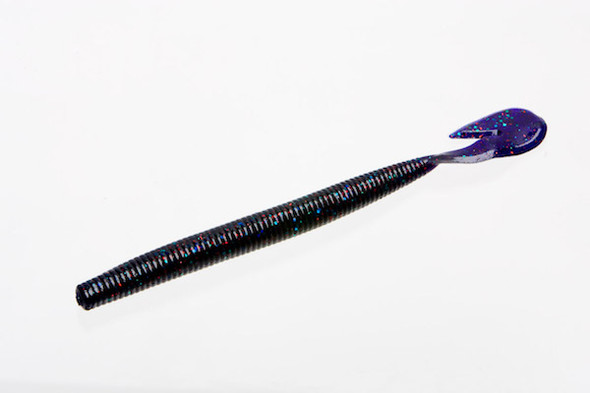 Zoom Bait 113-177 7-Inch Mag U-V Speedworm in JuneBug/Red