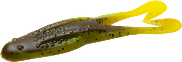 Zoom Bait Horny Toad 5BGBullfrog by Zoom Bait - Effective Soft Plastic Lure for Bass Fishing