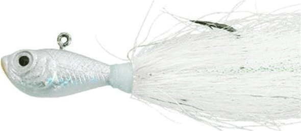 SPRO/GAMAKATSU Bucktail Jig 1oz White – Fishing Lure for Bass and Saltwater