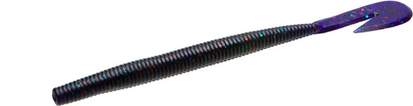 Zoom Bait UltraVibe Speed Worm 15BG-JUNBG Red - Precision Soft Plastic Bait for Bass Fishing