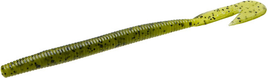 Zoom Bait UltraVibe Speed Worm 15 Bait with White Melon Seed Color - Part Number 018-019