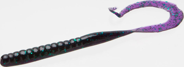 Zoom Bait Mag-II 9-Inch Worm with June Bug Color, Part Number 009-05