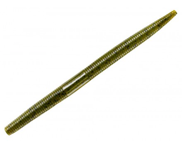 YUM 5-inch Dinger Soft Plastic Baits Green Pumpkin, 8-Pack (Part #YDG508)