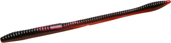 Zoom Bait 006-029 Trick Worm 6-inch Red Shad
