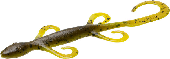 Zoom Bait 6-inch Lizard 9BG Bullfrog - Versatile Soft Plastic Lure for Bass Fishing
