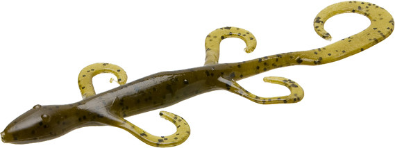 Zoom Bait 6-Inch Lizard in Green Pumpkin - Model 002-25