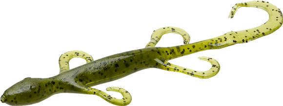 Zoom Bait 002-19 6-Inch Lizard Soft Plastic Bait in Watermelon