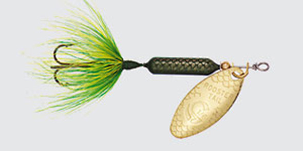 YAKIMA Rooster Tails 1/8 oz Frog Lure - Durable Fishing Bait for Freshwater and Saltwater