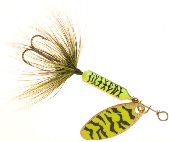 Yakima Rooster Tails 206 - 1/16 Inch Chrome Black Tiger Tail