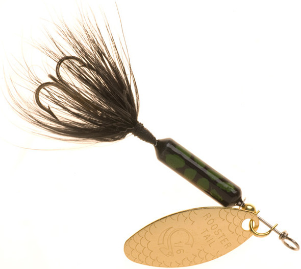 YAKIMA Rooster Tails 206 - 1/16 inch Black Creek Dog