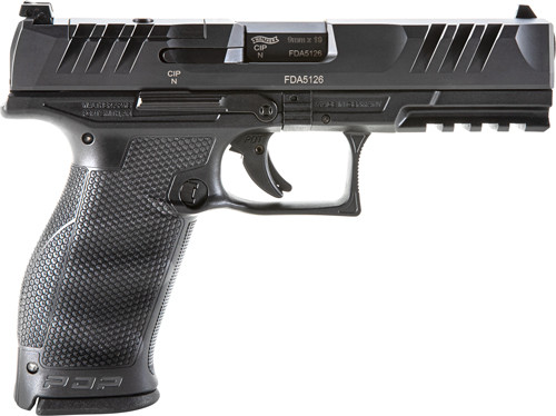 Walther PDP OR 9mm 5-Inch Semi-Auto Pistol with Optics-Ready Slide and Ergonomic Grip