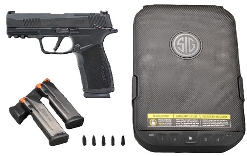 SIG P365X Macro Kit 9mm – Compact Semi-Auto Pistol with Night Sights and Three Magazines
