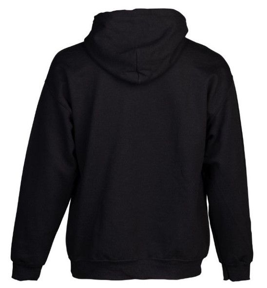 Browning Vintage Emblem Hoodie for Men, Large, Black with Ribbed Cuffs and Hem