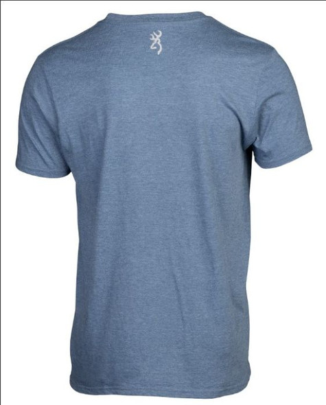Browning Circuit Short Sleeve T-Shirt in Blue - Size X-Large