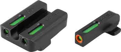 TruGlo Sight Set for Springfield XD/XDM/XDS with Tritium and Fiber Optic Green Sights (Part TG13XD1PC)