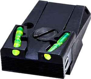 Hiviz LiteWave Rear Sight for Ruger MKII/MKIII – Interchangeable Green, Red, Black LitePipes, All-Steel Construction