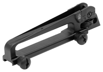 UTG Forged 7075-T6 Aluminum Carry Handle Assembly with Steel A2 Sight - Picatinny Mount, Black Matte Finish