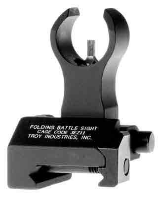 Troy Industries T10662 Front Folding Battle Sight for AR-15 – Aluminum, HK Style