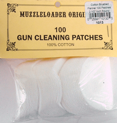 Modern Muzzleloader M-Loader Original Cotton Patches – 2.5 Inch Round Fits 45-58 Calibers