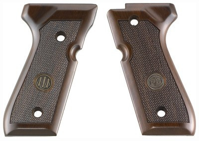 Beretta 92/96 Wood Grips Set with Checkering – Genuine Walnut for 92, 96, M9, and More
