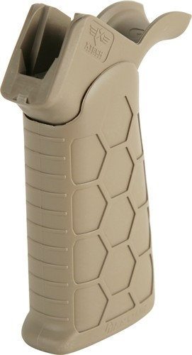 Hexmag Grip Tactical Flat Dark Earth - Adjustable AR-15 Grip Part HXATGFDE