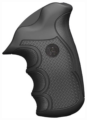 Pachmayr Diamond Pro Grip for Smith & Wesson K & L Frame - Black Matte Rubber