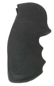 Hogue Rubber Grip for Ruger Redhawk - Monogrip with Finger Grooves, Black Matte
