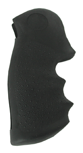Hogue Grips for Smith & Wesson N Frame Square Butt – Monogrip Over Molded Rubber with Finger Grooves