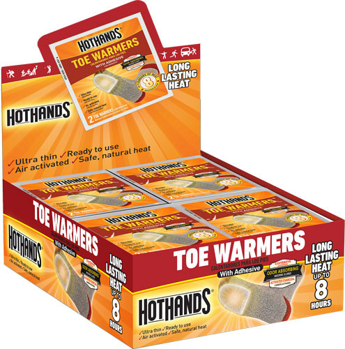 HotHands Toe Warmers 40 Pair - Long-Lasting Heated Foot Warmers with Activated Charcoal