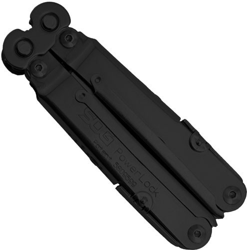 SOG Multi-Tool Powerlock Black with Nylon Sheath – Versatile 18-in-1 Multi-Tool for Everyday Use