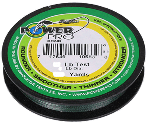 Power Pro Line PWR PRO 65# 3000-Yard Green Braided Fishing Line