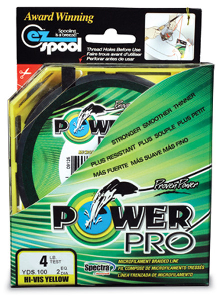Power Pro Line PWR PRO 65 lb Test 1500-Yard Yellow Monofilament Fishing Line