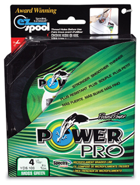 Power Pro Line PWR PRO 65 lb Green Braided Fishing Line, 500 Yards