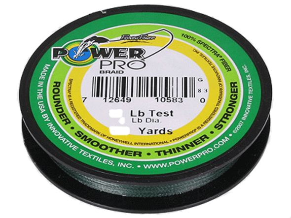 Power Pro Line PWR PRO 50 lb 3000-Yard Green Braided Fishing Line
